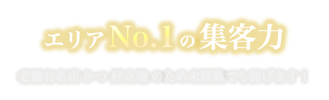 エリアNo.1の集客力